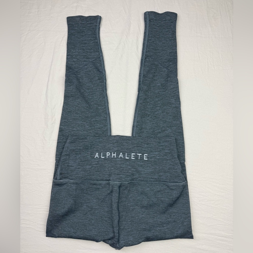 Alphalete Heather Charcoal High-Rise Leggings